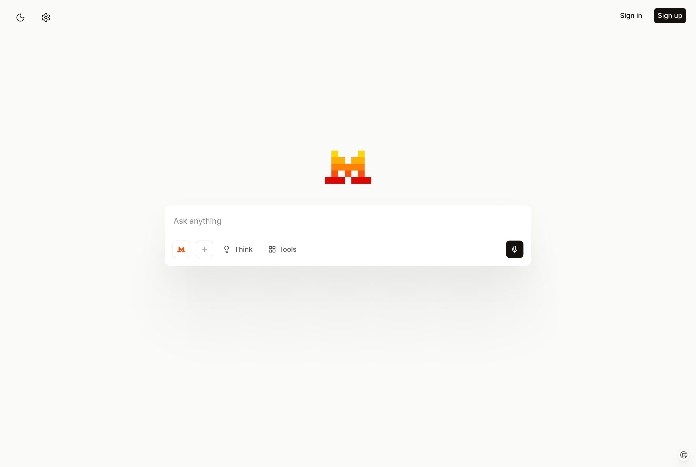 Screenshot of Le Chat