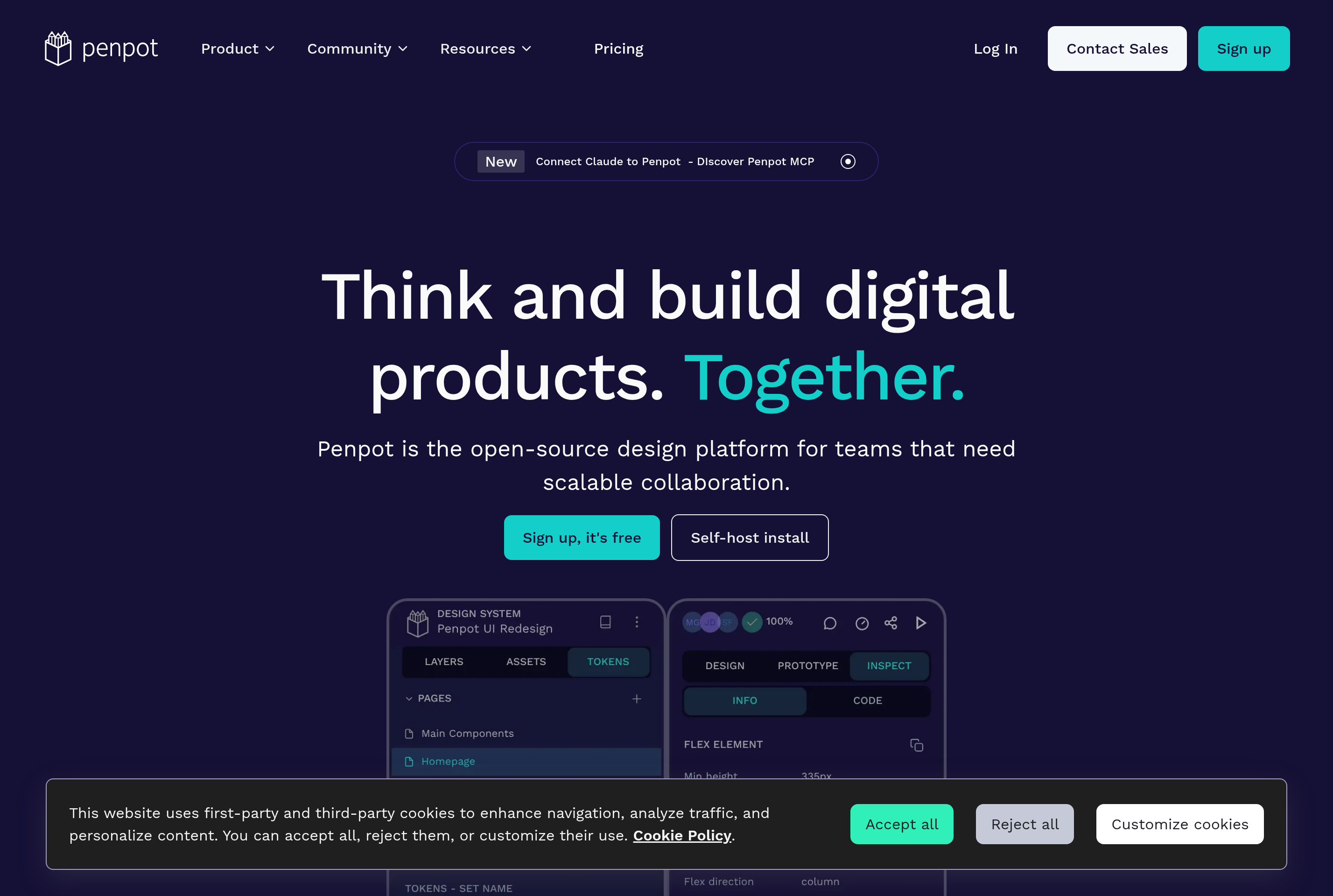 Screenshot of Penpot