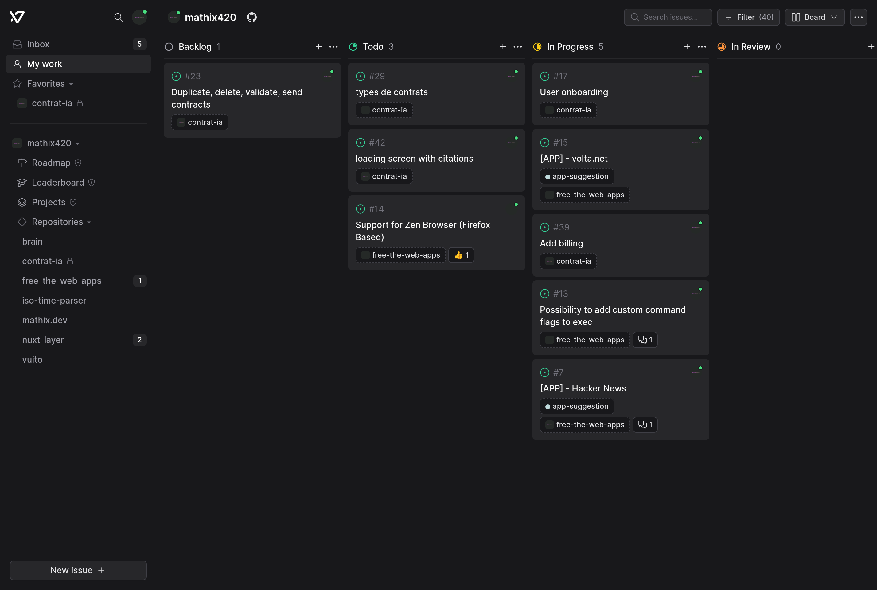 Screenshot of TodoMate